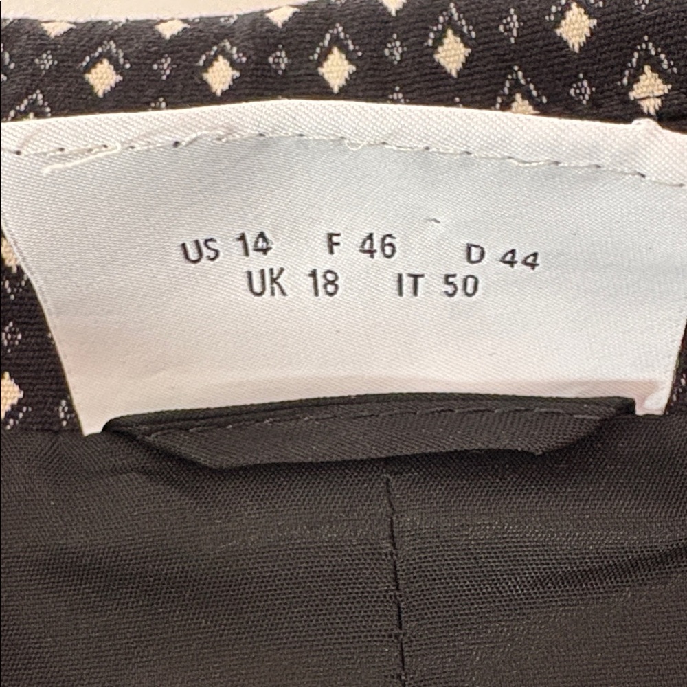 Akris Punto Diamond Checked Blazer Two Button Close Career Office Casual Size 14 - Picture 7 of 12